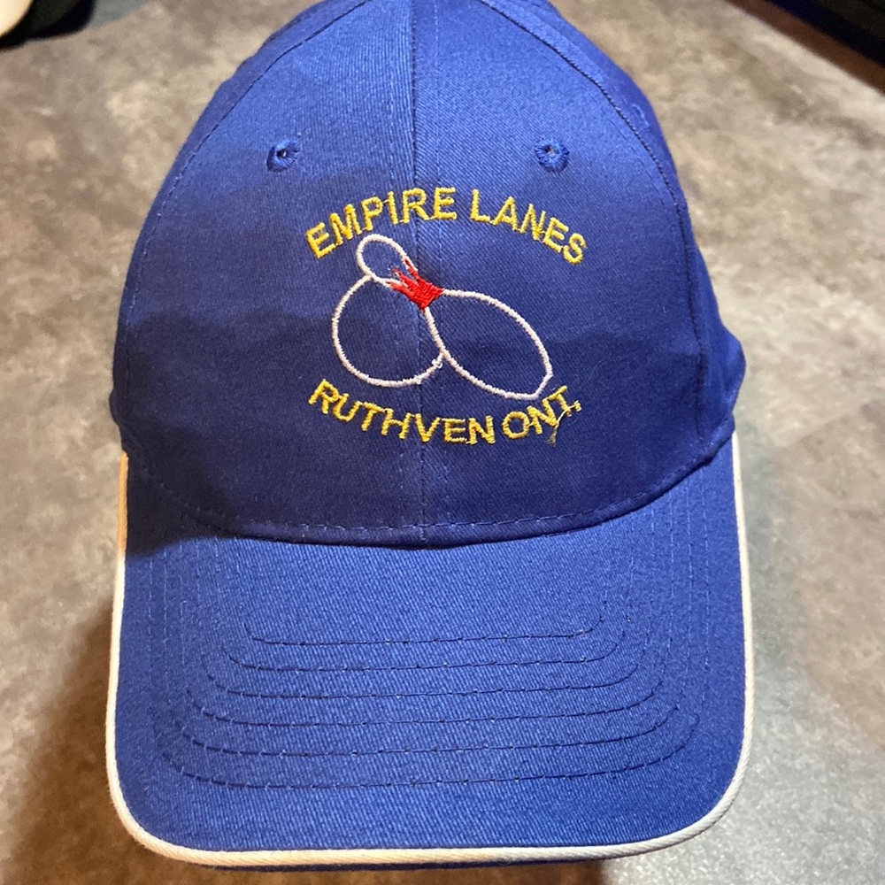 Vintage Bowling Hat Blue